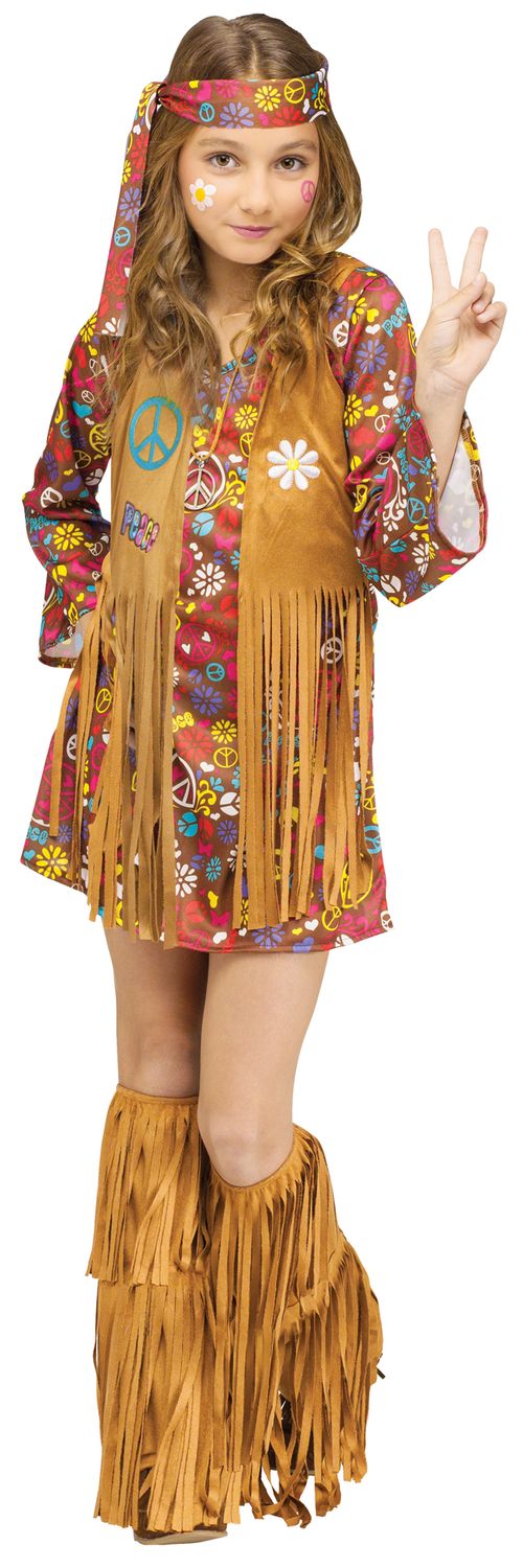 Peace &amp; Love Hippie Child, Attribute: Girls, Size: Large 12-14