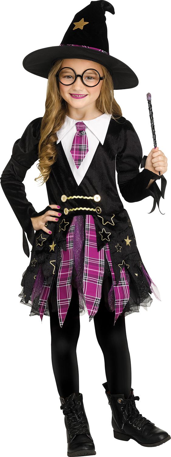 SchoolGirl Witch Toddler, Attribute: Girls, Size: 3T-4T