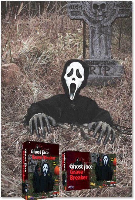 Ghost Face Scream Gravebreaker 12&quot; w/Poseable Arms