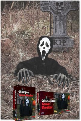 Ghost Face Scream Gravebreaker 12&quot; w/Poseable Arms