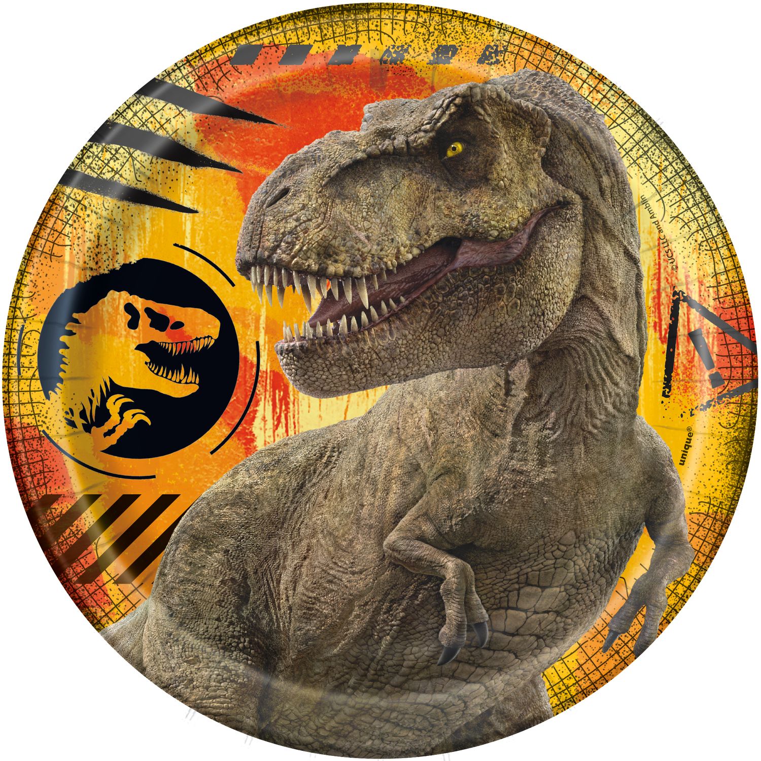 Jurassic World 3 7&quot; Dessert Plate - 8ct