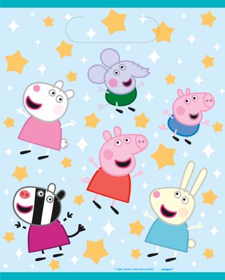 Peppa Pig Loot Bag - 8ct
