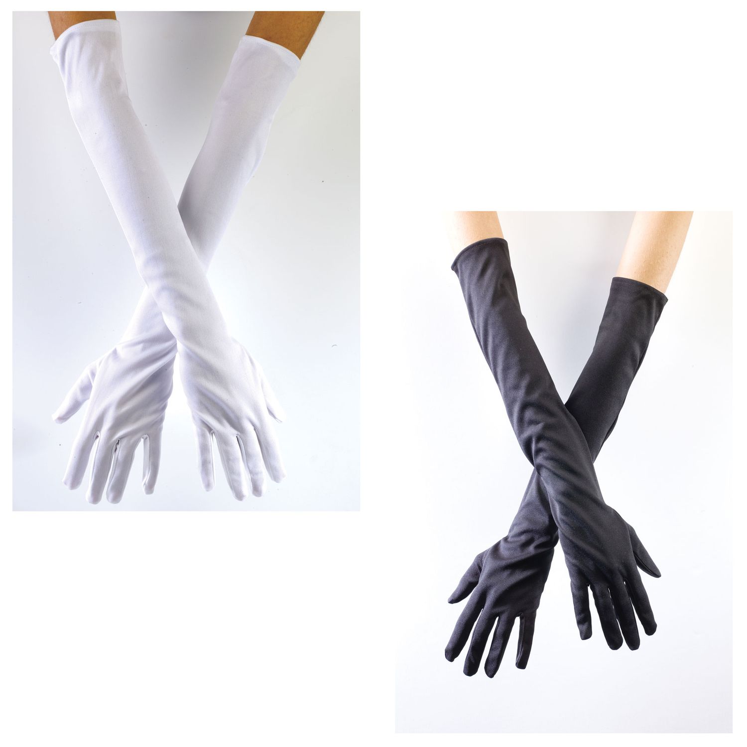 20.5&quot; Opera Gloves White or Black