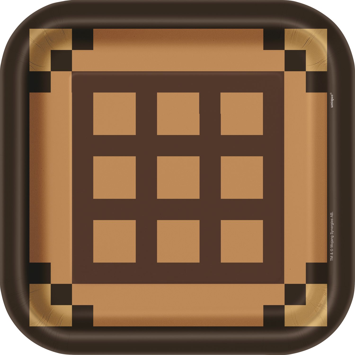 Minecraft 9&quot; Dessert Plate - 8ct