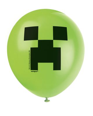 Minecraft 12&quot; Latex Balloons - 6ct