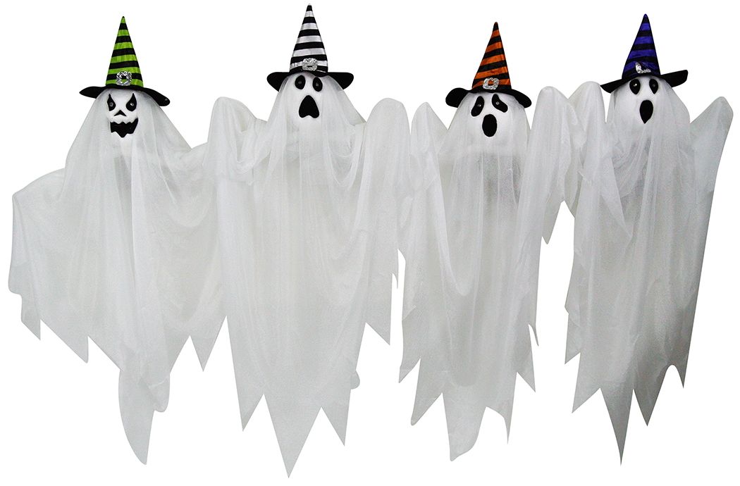 28&quot; Hanging Ghost with Hat