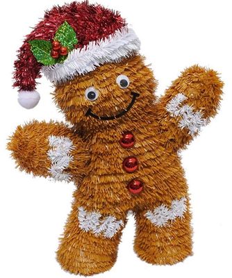 Tinsel Gingerbread 3D 12&quot;