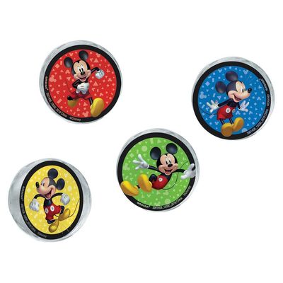 Mickey Mouse Forever Bounce Ball Favors - 4ct