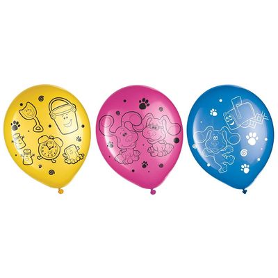 Blues Clues 12" Latex Balloons - 6ct