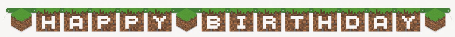 Minecraft Letter Banner