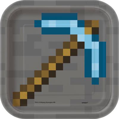 Minecraft 7&quot; Dessert Plate - 8ct