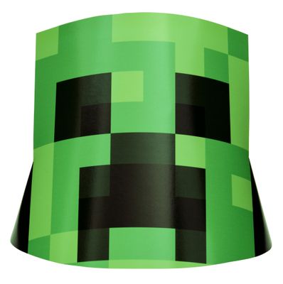 Minecraft Party Hats 8 Ct