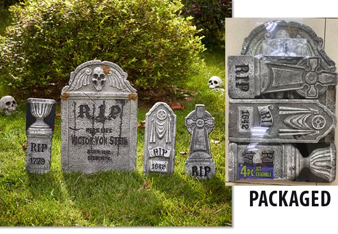 4 in 1 Tombstone Set
