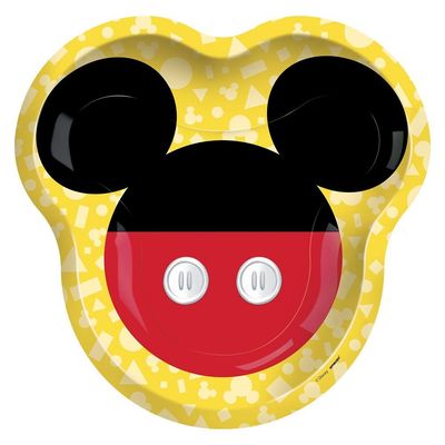 Mickey Mouse Forever 10.5&quot; Shaped Paper Plate