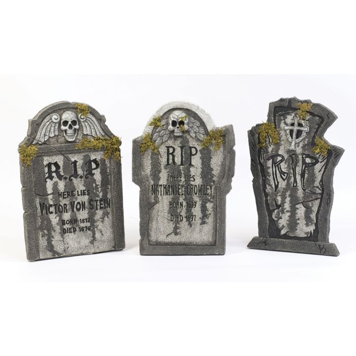 22&quot; Tombstone -, Style: Nathan Crowely