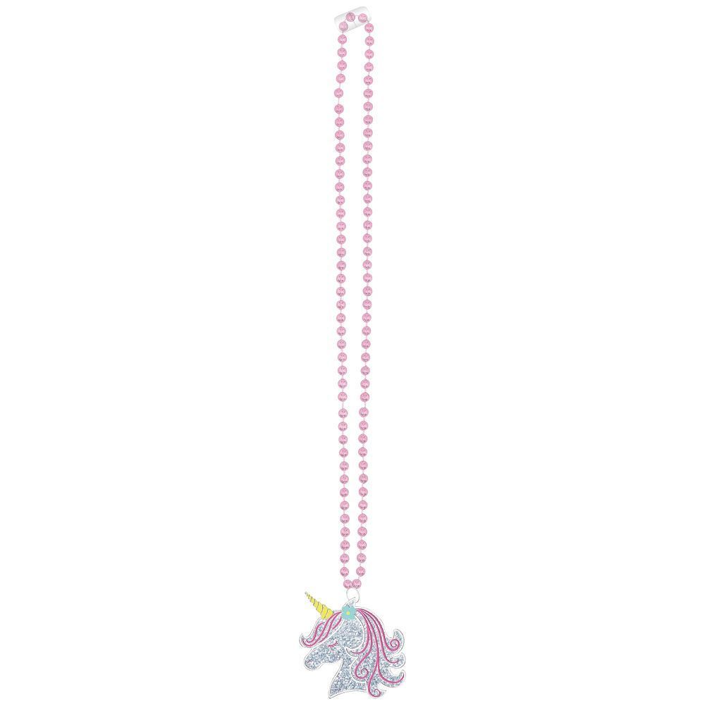 Enchanted Unicorn Deluxe Necklace Favor 8.5&quot;
