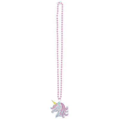Enchanted Unicorn Deluxe Necklace Favor 8.5&quot;