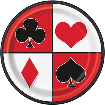 Casino Party - 7&quot; Plates 8ct