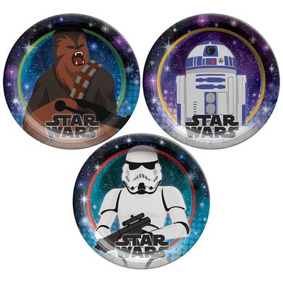Star Wars Galaxy 7&quot; Dessert Plate - 8ct