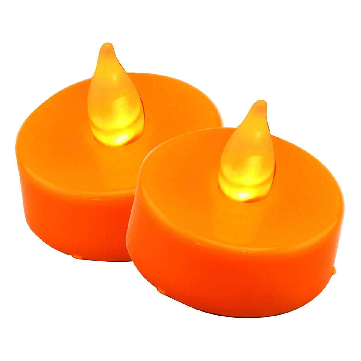 Halloween Orange Tea Lights 2pk