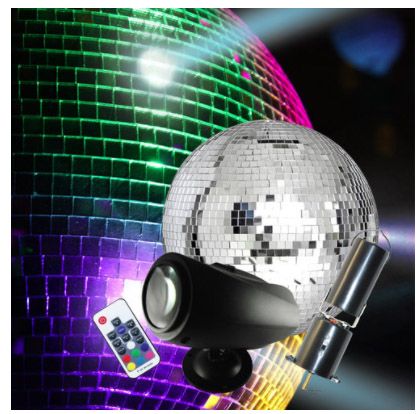 Mirror Ball Party Kit 8&quot;