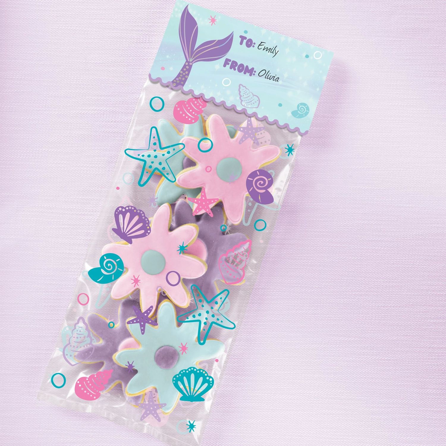 Shimmering Mermaid Paper Treat Bag