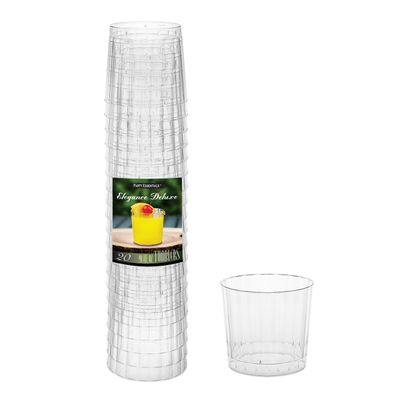 Elegance Clear Tumblers -9oz 20ct