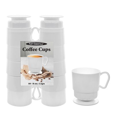 Coffee Cup 8oz -White 10ct