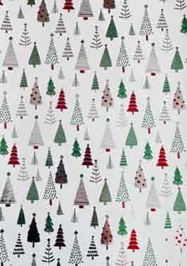 Multi Trees Metallic Premium Giftwrap 24&quot;x50&#39;