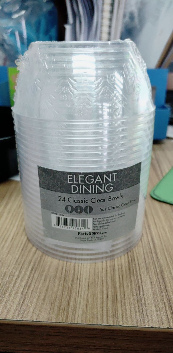 Classic Clear Bowl 5oz - 24Ct