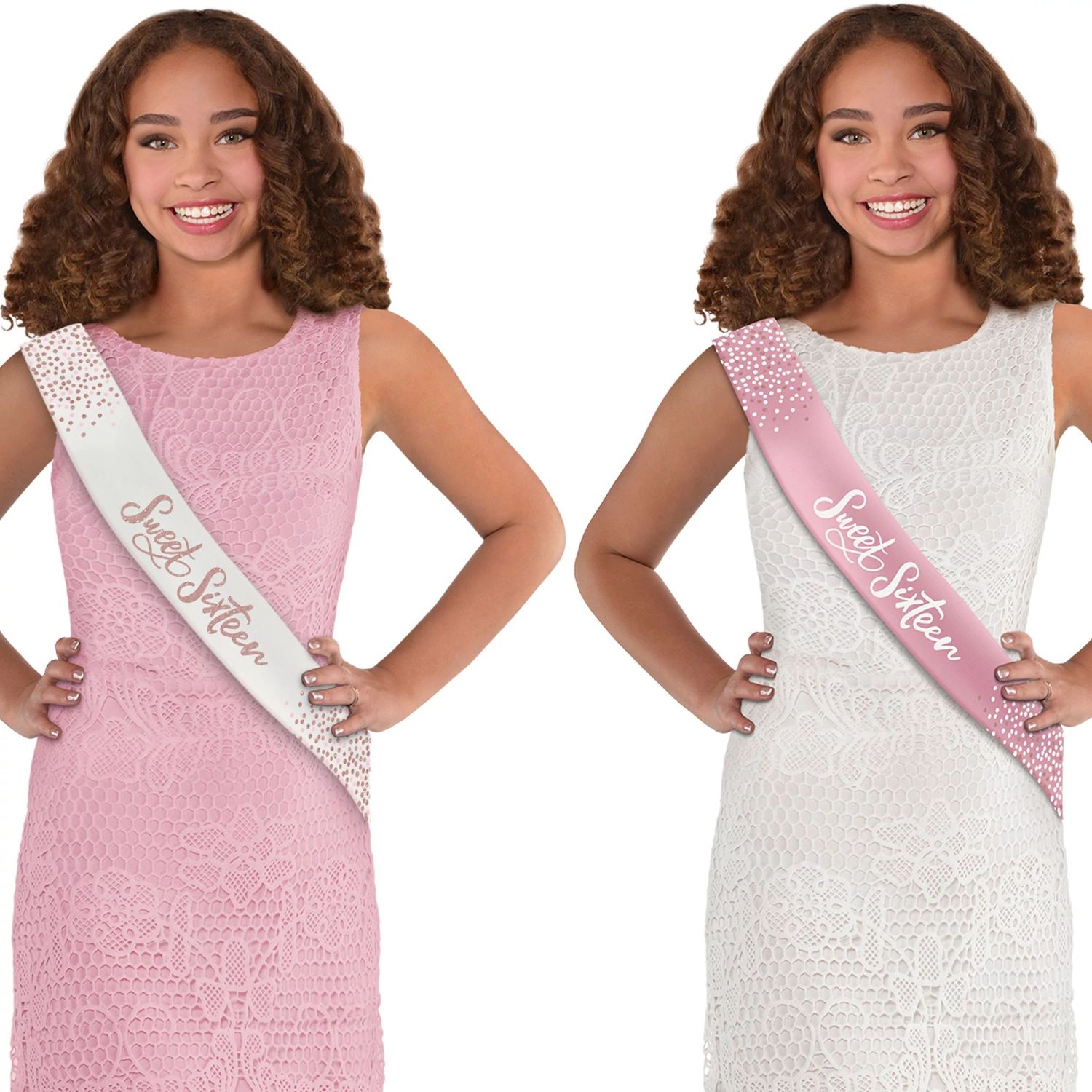 Sixteeen Blush - Reversible Sash