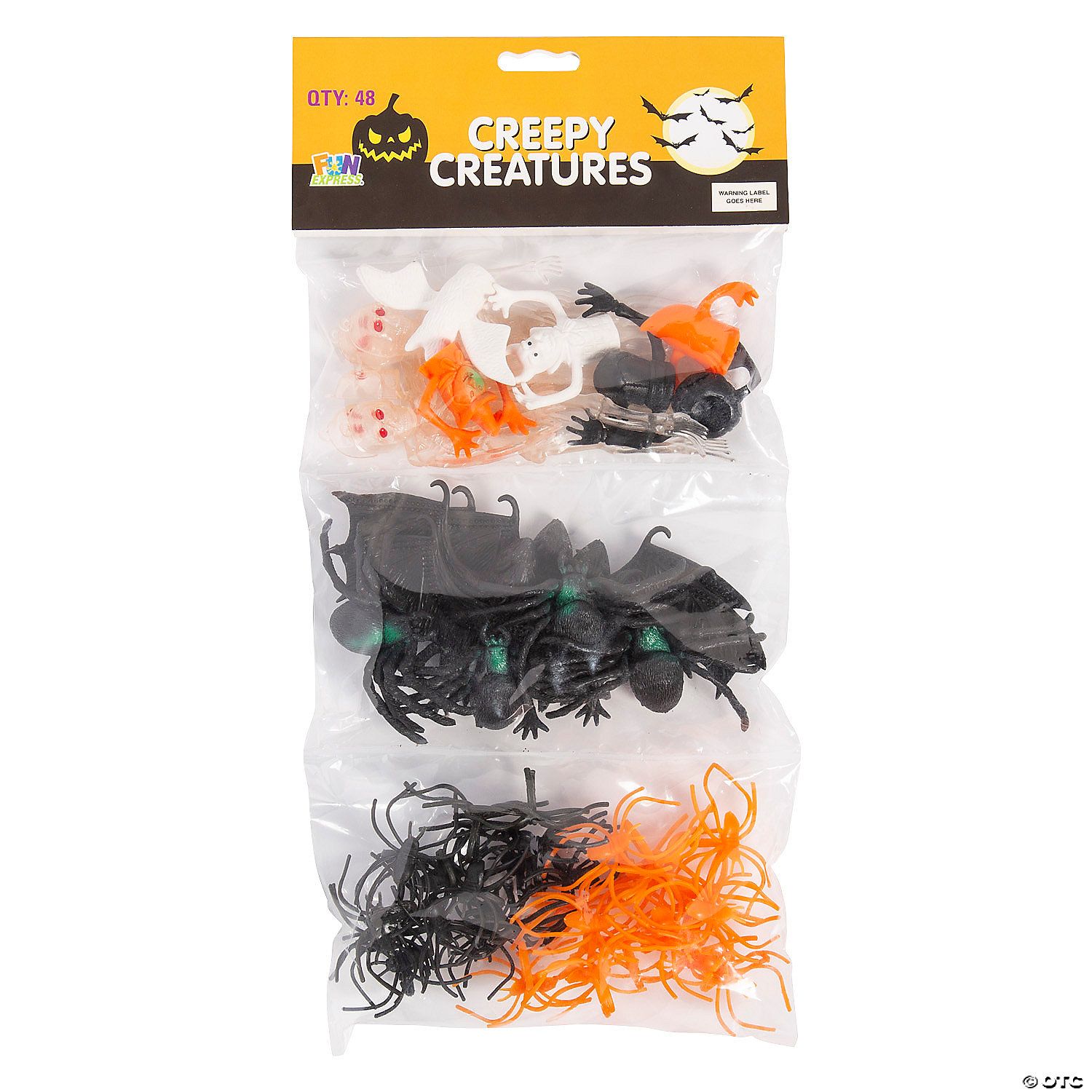 Halloween 48Pc Creepy Creatures