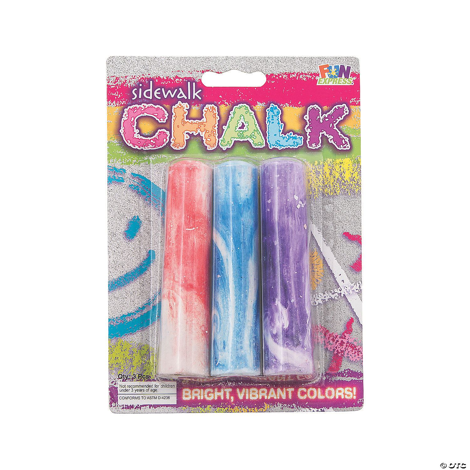 Chalk Jumbo Sidewalk 3Pc