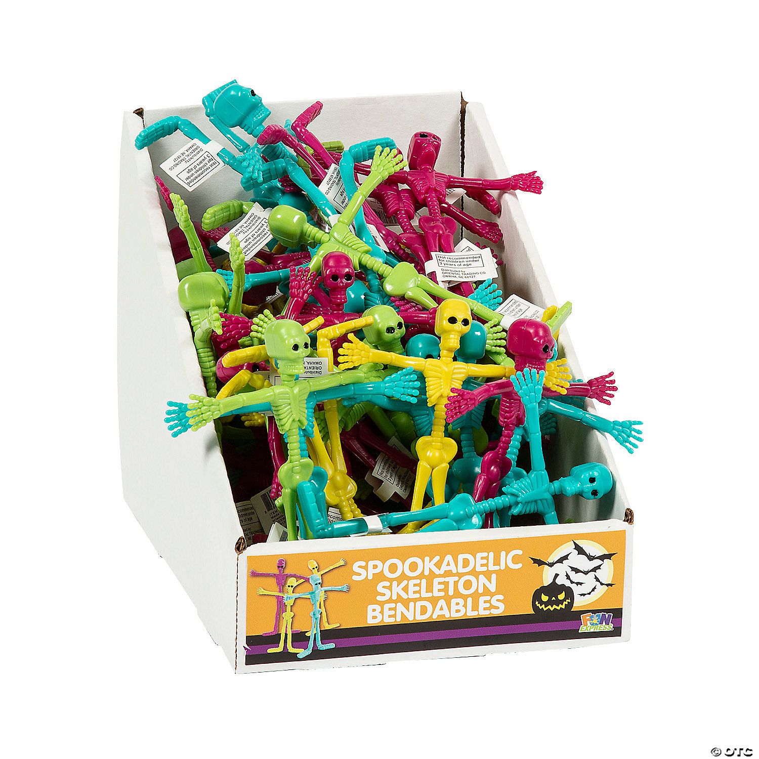 Spookadelic Neon Skeleton Bendable