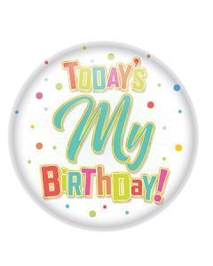 Today&#39;s My Birthday - Button