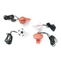 Sport Ball Whistles - 4 Ct Blister Card