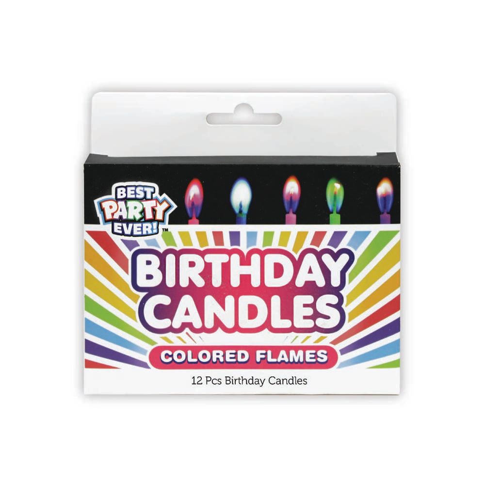 Color Flames Birthday Candles