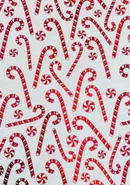 Metallic Candy Canes 24&quot;x50&#39;
