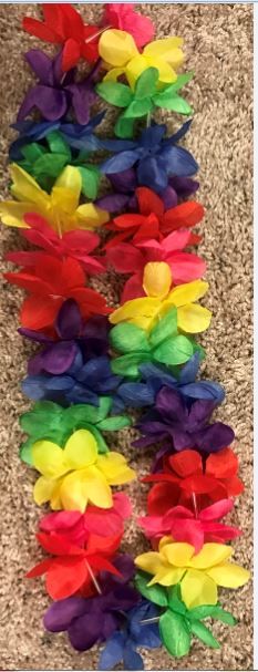 Spirit Lei - Rainbow 6Pk