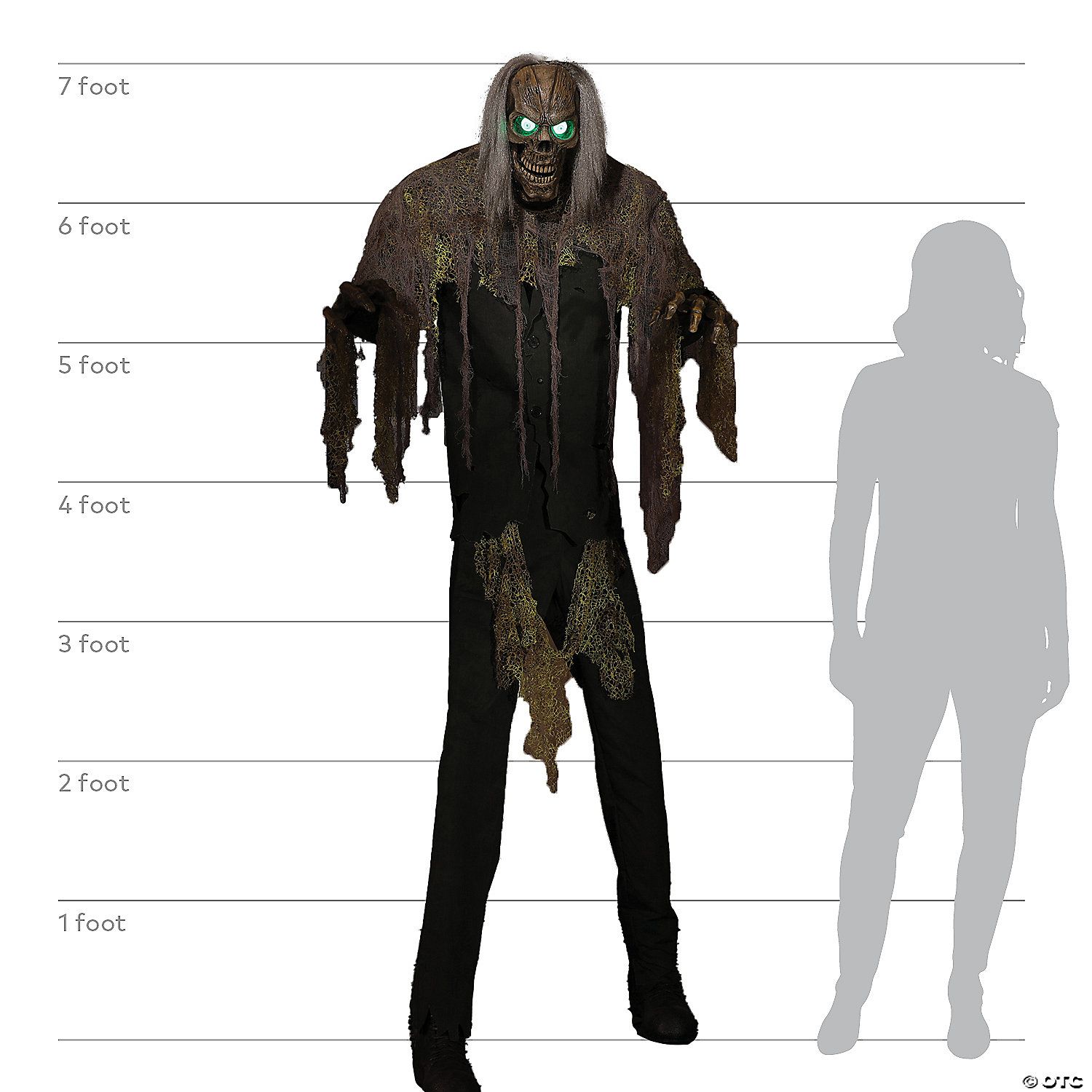 7&#39; Cellar Dweller Animated Prop