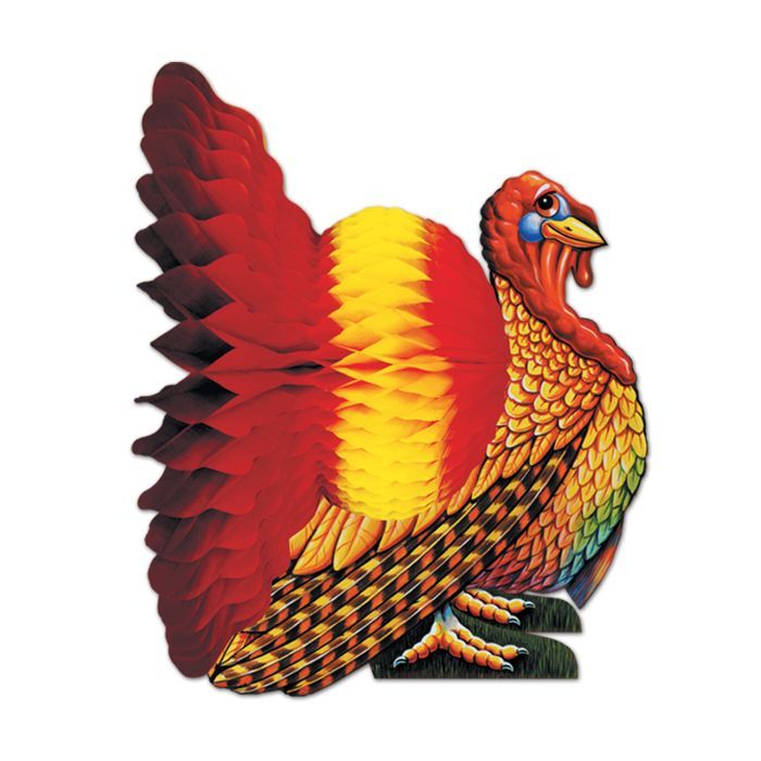 Turkey Tissue Centerpiece 9&quot;