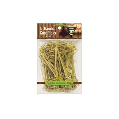 Knot Picks Bamboo 4&quot; 100 Ct