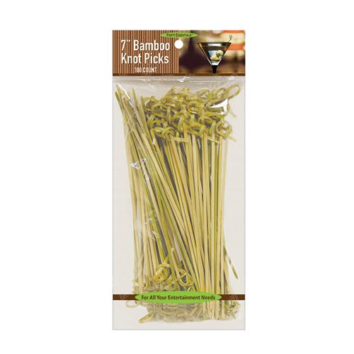 Knot Picks Bamboo 7&quot; 100 Ct