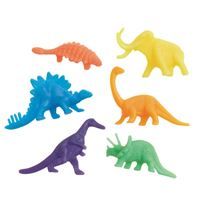 Plastic Dinosaurs - 12 Ct Net Bag