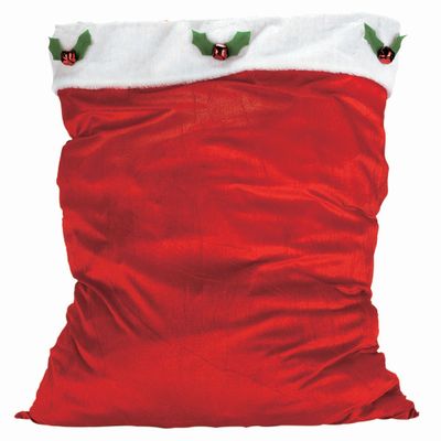 Velour Santa Bag
