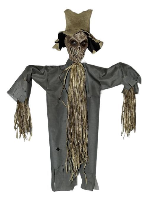Animated Hanging Scarecrow Half Body 53&quot;