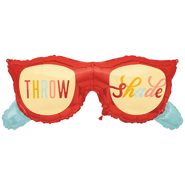 Giant Sunglasses - 36&quot; Foil Balloon - Helium Filled