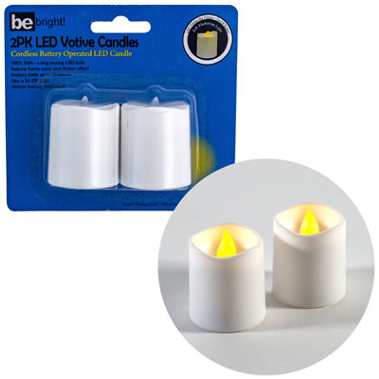 LED Flicker Votice - 2ct