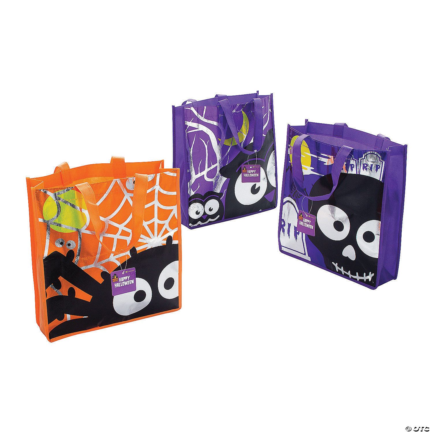 Medium Reflective Halloween Totes