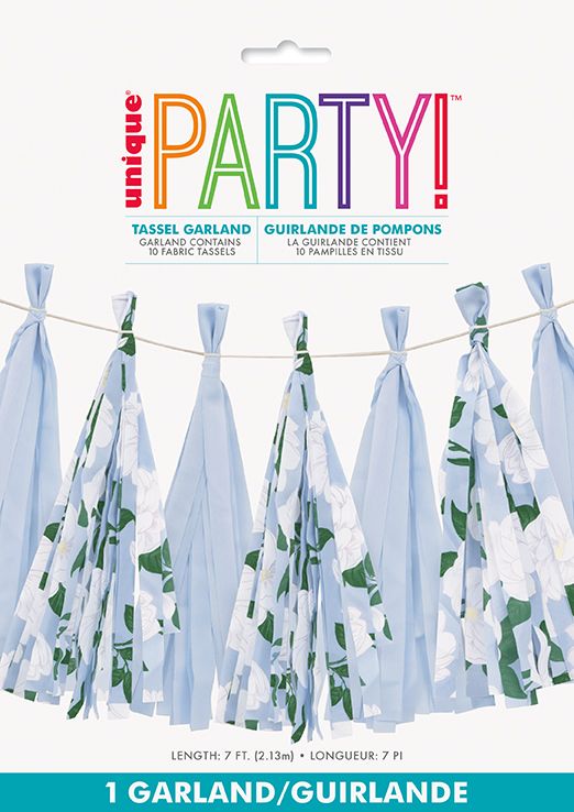 Garden Party - Fabric Tassel Garland